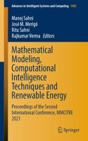 Mathematical Modeling, Computational Intelligence Techniques and Renewable Energy