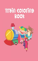train coloring book