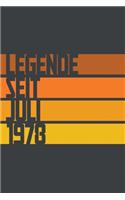 Legende seit Juli 1978