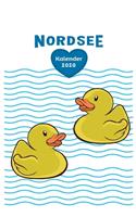 Nordsee gelbe Badeente Kalender 2020