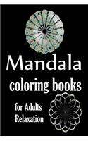 mandala coloring books for adults: for adults relaxation