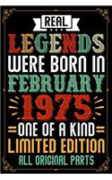 Real Legends Were Born In February 1975 One Of A Kinds Limited Edition All Original Parts