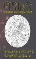 Coloring Book for Adults Patterns Mandala Animals - Fishes