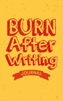 Burn After Writing Journal