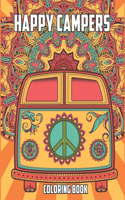 Happy camper coloring book