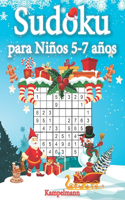 Sudoku para Niños 5-7 años: 200 Sudoku para Niños con Soluciones - Entrena la Memoria y la Lógica (Edición navideña)