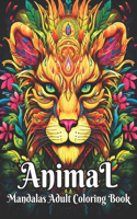 Animal Mandalas Adult Coloring Book