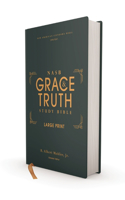 Nasb, the Grace and Truth Study Bible (Trustworthy and Practical Insights), Large Print, Hardcover, Green, Red Letter, 1995 Text, Comfort Print