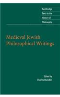 Medieval Jewish Philosophical Writings