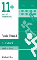 11+ Verbal Reasoning Rapid Tests Book 2: Year 3, Ages 7-8