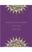 Homeschool Planner July-June 2019-2020