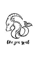 The Sea Goat: Zodiac Sign Notebook for any true believer of astrology and horoscopes. DIY Journal and Diary - 120 Squared Pages
