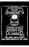 I Never Dreamed That Someday I Would Be a Grumpy Old Plumber But Here I M Killing It (and Complaining All Day Long)