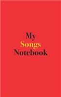 My Songs Notebook