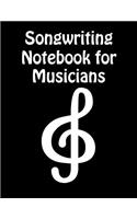 Songwriting Notebook For Musicians
