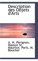 Description Des Objets D'Arts