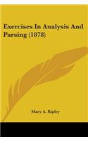 Exercises In Analysis And Parsing (1878)