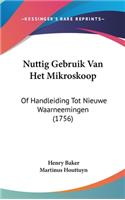 Nuttig Gebruik Van Het Mikroskoop