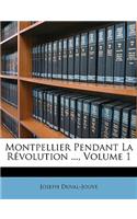 Montpellier Pendant La Révolution ..., Volume 1