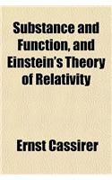Substance and Function, and Einstein's Theory of Relativity