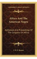 Africa and the American Negro