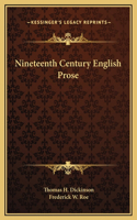 Nineteenth Century English Prose