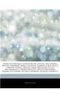 Articles on French-Language Literature in Canada, Including