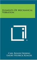 Elements Of Mechanical Vibration