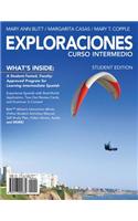 Exploraciones curso intermedio (with iLrn Printed Access Card and Student Activities Manual)