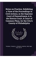 Notes on Practice, Exhibiting a View of the Proceedings in Civil Actions, in the Supreme Court of Pennsylvania, & in the District Court, & Court of Common Pleas, for the City & County of Philadelphia