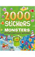 2000 Stickers Monsters: 36 Hairy and Scary Activities!