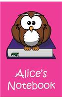 Alice's Notebook