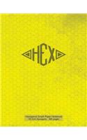 Hexagonal Graph Paper Notebook 1/2 inch hexagons - 160 pages