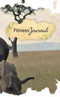 Fitness Journal: 50 Pages, 5.5 X 8.5 Elephants