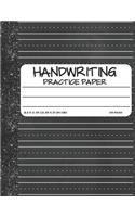 Handwriting Practice Paper: Dotted Mid-lines Uppercase and Lowercase Writing Sheets Notebook For Kids (Kindergarten To 3rd Grade Students)