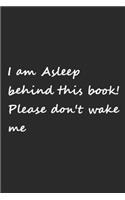 I am asleep behind this book Comedy Graph book for school and college 120 pages