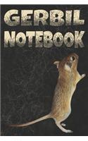 Notizbuch Gerbil Wüstenrennmaus, liniert, 120 Seiten