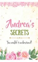 Andrea's Secrets personalized name notebook for girls and women