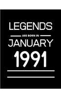 LEGENDS are born in January 1991