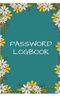 Password Logbook: A Logbook to Keep track of usernames, passwords, web addresses, password hint in one easy & organized location