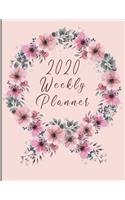 2020 Weekly Planner: Year at a Glance Dated Calendar with To-Do List