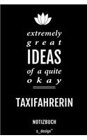 Notizbuch für Taxifahrer / Taxifahrerin