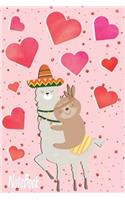 Notebook: Sloth Riding Llama Notebook Journal For Man Women Girls Boys Kids For School & Taking Notes - Funny Gift Ideas For Birthday, Sloth & Llama Lovers.