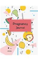 Pregnancy journal: Diary Keepsake And Memories Scrapbook, Pregnancy Memory Book With Monthly To Do Notes 120 pages 8.5" x 11"