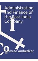 Administration and Finance of the East India Company