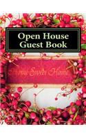 Open House Guest Book