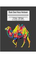 Blank Sheet Music Notebook