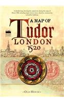 Historical Map of Tudor London, C.1520