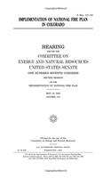 Implementation of National Fire Plan in Colorado