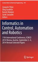 Informatics in Control, Automation and Robotics